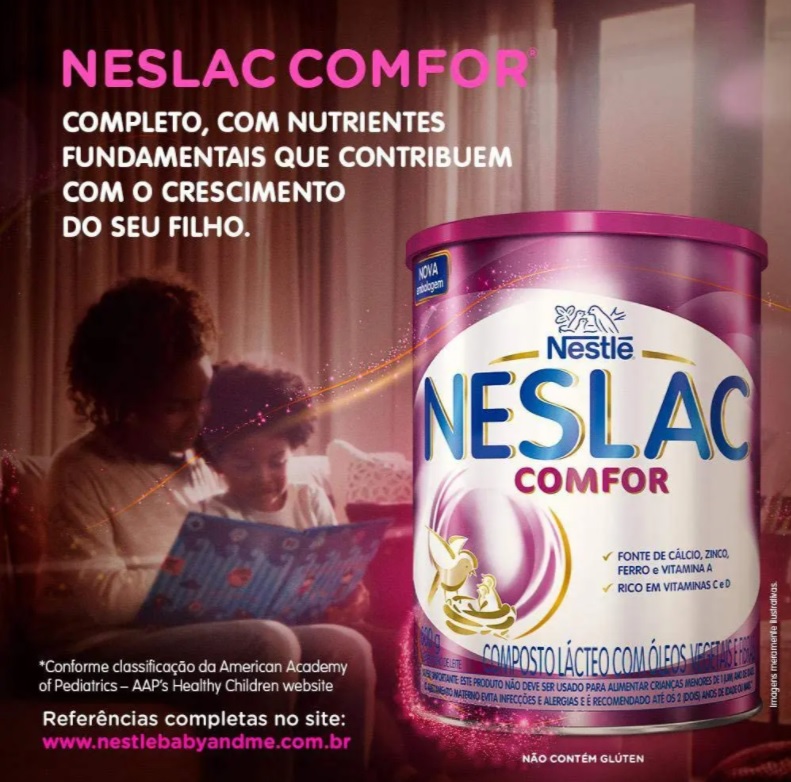Composto Lácteo, Neslac, Comfor, 800g