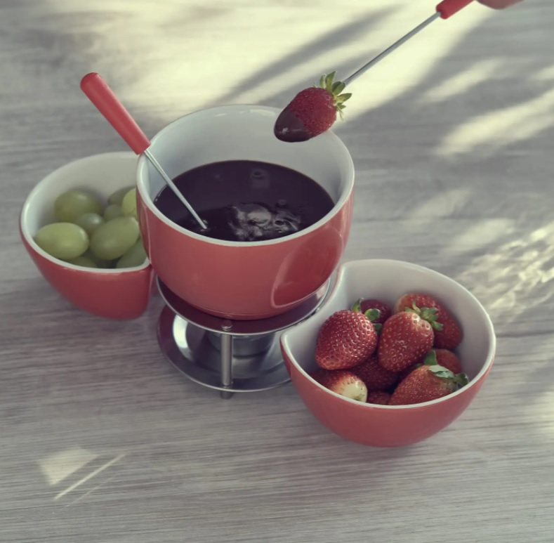 Conjunto P/ Fondue 10pcs – Vrm Brinox Vermelho