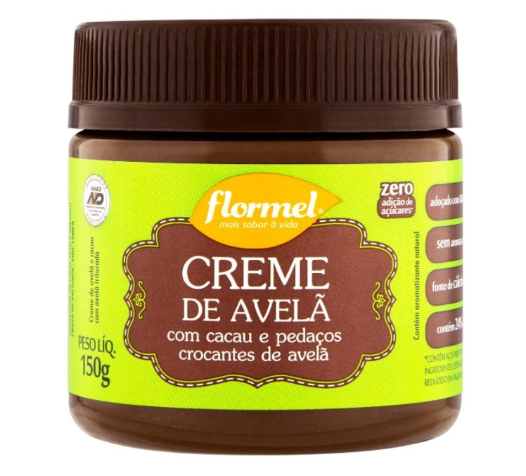 Creme de Avelã Crocante Zero Flormel 150g