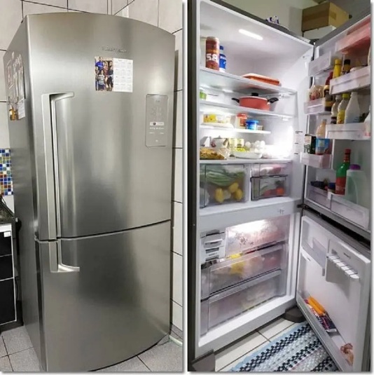 Geladeira Brastemp Frost Free Evox – Inverse 573L Ative! Maxi BRE80 AKANA