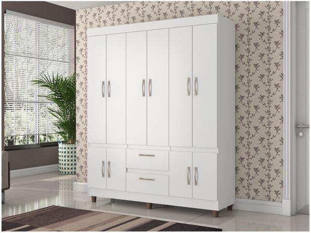 Guarda-roupa Casal 10 Portas 2 Gavetas Araplac – Coimbra