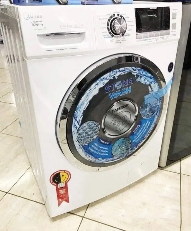 Lava e Seca Midea 11Kg Storm Wash LSD11B1 Inverter – 16 Programas de Lavagem Branca