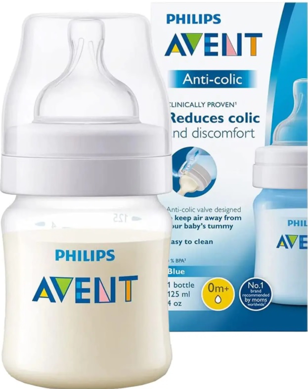 Mamadeira Anti-colic Transparente 260ml, Philips Avent, Transparente, 260 Ml