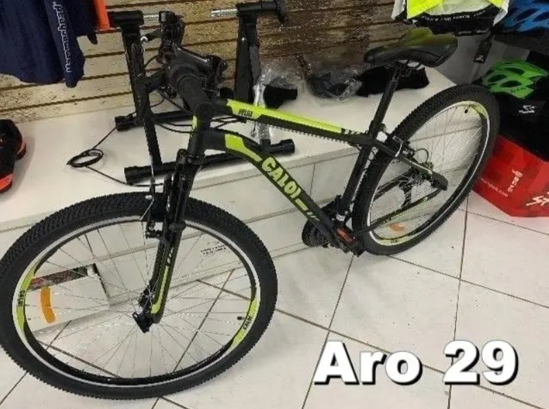 Mountain Bike Caloi Velox - Aro 29 - Câmbio Indexado - Freios V-Brake