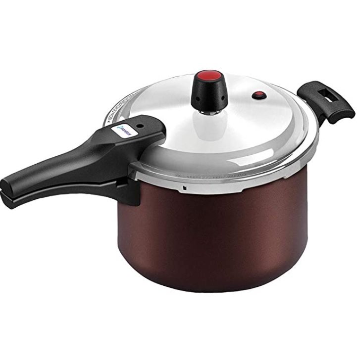 Panela de Pressão Fechamento Externo Marrom 4,5L Premium Panelux