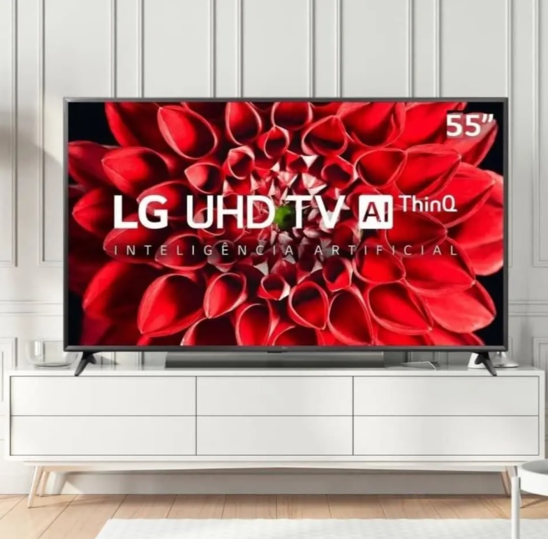 Smart Tv Lg 55″ 55un7100psa 4k Uhd Wifi Hdr Inteligência Artificial Thinq