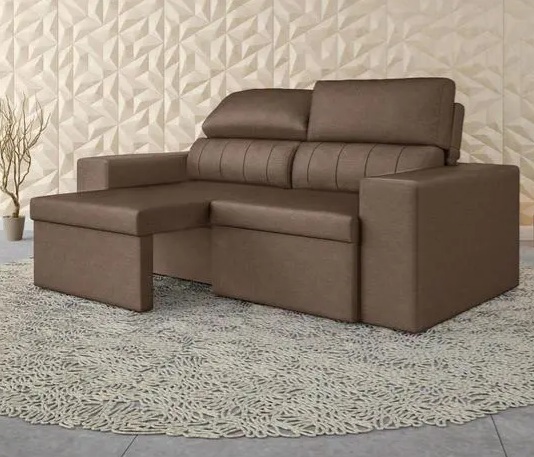 Sofá Retrátil e Reclinável 3 Lugares Velosuede – Enigma Next Sofás