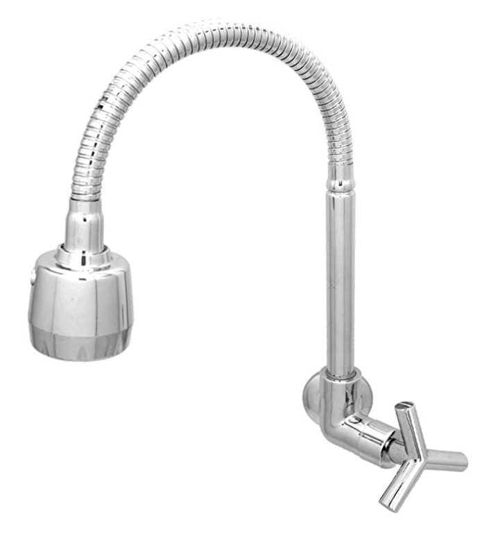 Torneira Cozinha Gourmet com 2 Jatos Entrada PAREDE 1/4 Volta Acabamento Estrela 3068 C55