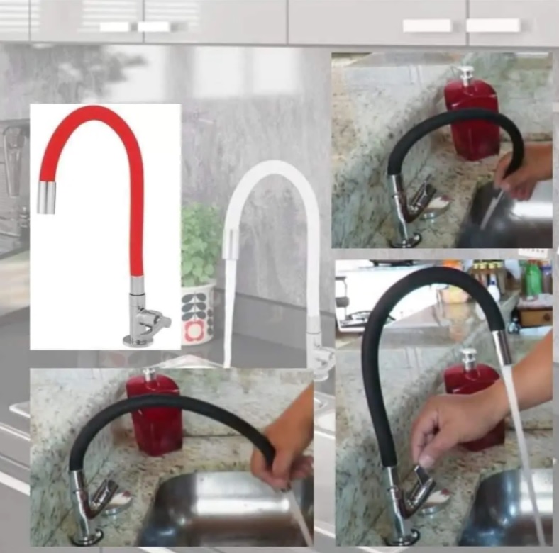 Torneira Gourmet para Cozinha de Mesa Nell – Flexível