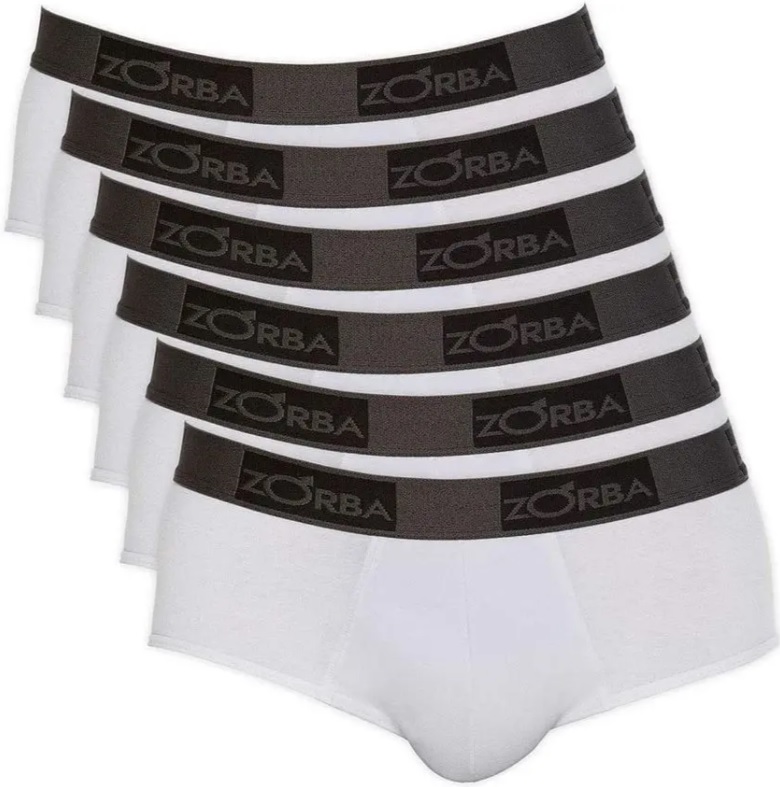 Zorba Kit com 6 Cuecas Slip Comfort Masculino