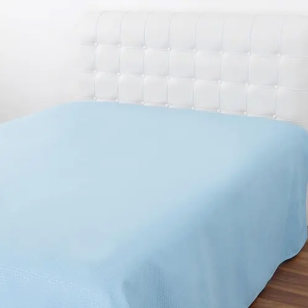 Cobre leito Colcha Piquet Queen Rachel Azul Serenity – Basic+