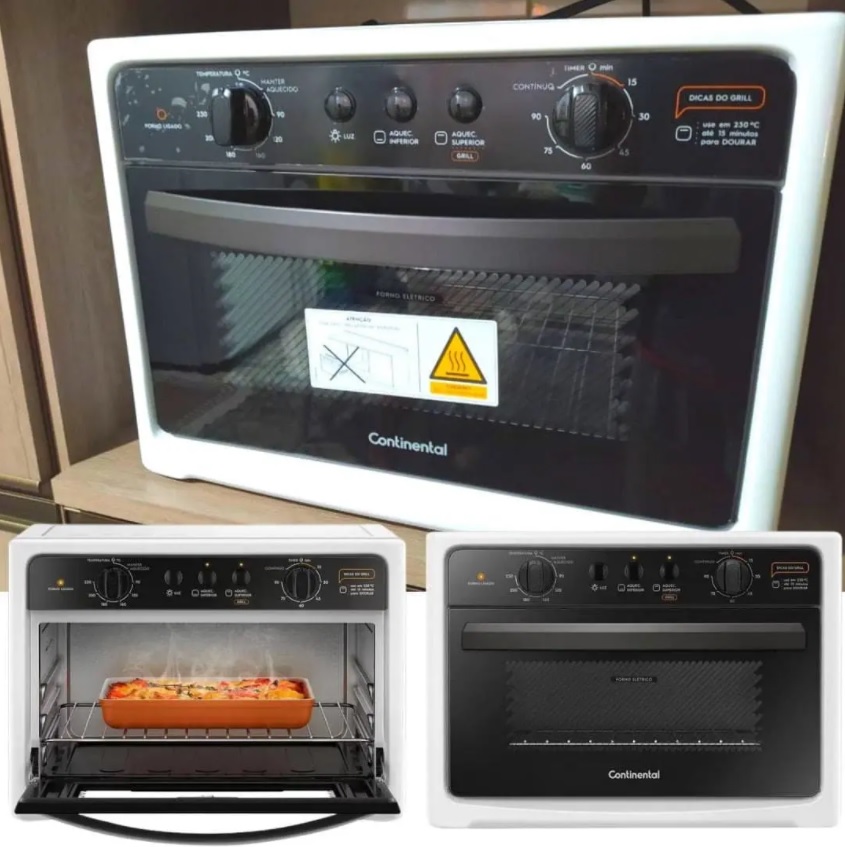 Forno Elétrico de Bancada Continental Grill 44L – BC44B