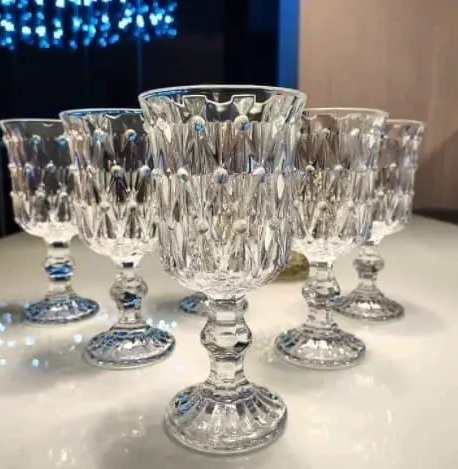 Jogo de Taças Vidro 210ml 6 Peças Casambiente – Gota
