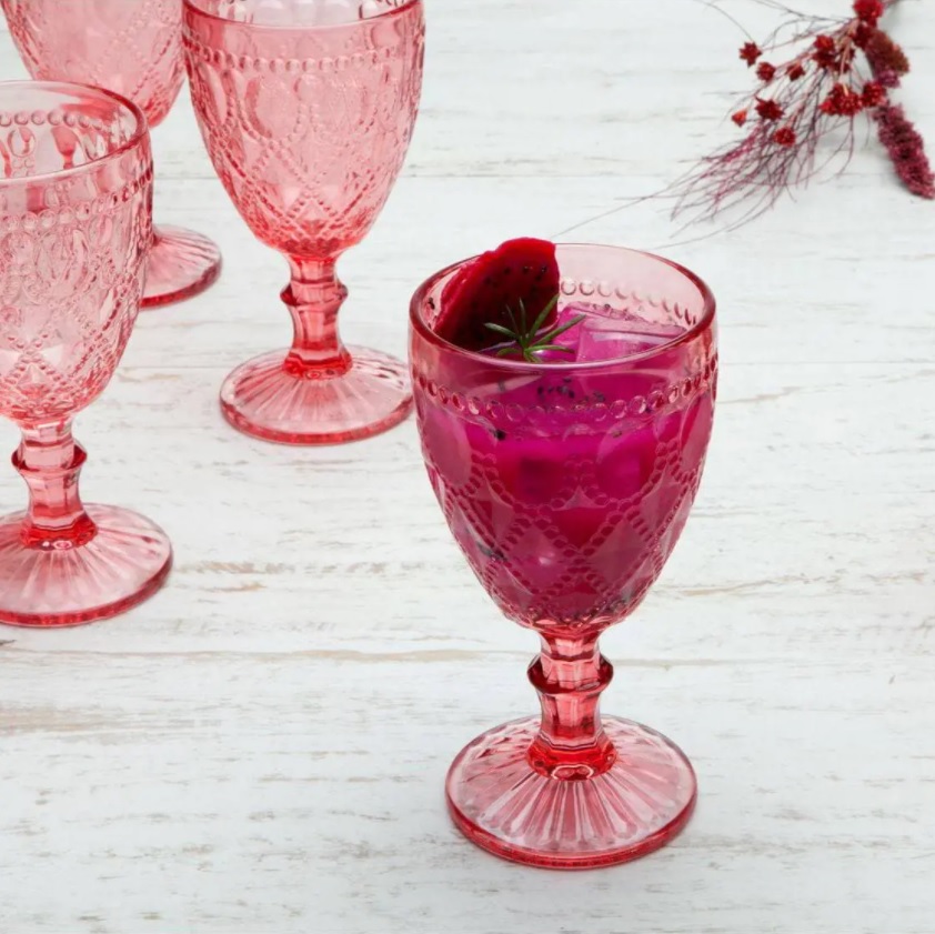 Jogo de Taças para Vinho de Vidro 340ml – 6 Peças Casambiente Royal