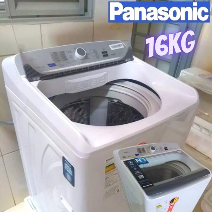 Máquina de Lavar Roupas Panasonic 16kg NA-F160B6WA Branca