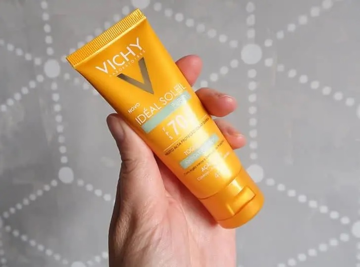 Protetor Solar com Cor Vichy – Idéal Soleil Purify FPS70