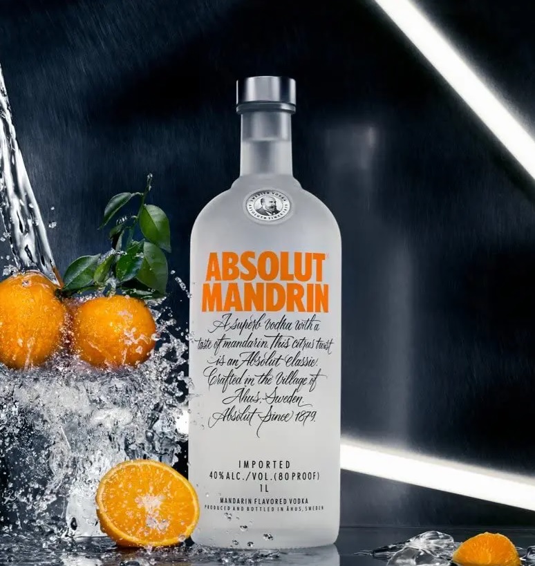 Absolut Vodka Mandrin, 750ml