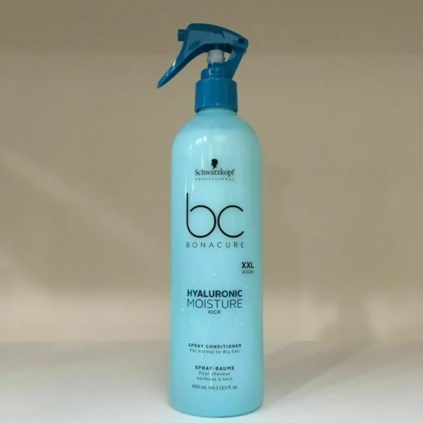 Bc Bonacure Hyaluronic Moisture Kick Condicionador Spray 400Ml, Schwarzkopf Professional