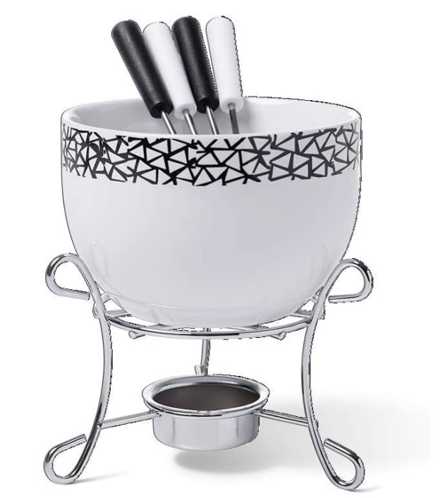 Conjunto P/ Fondue 6pcs – Bc Brinox Branco