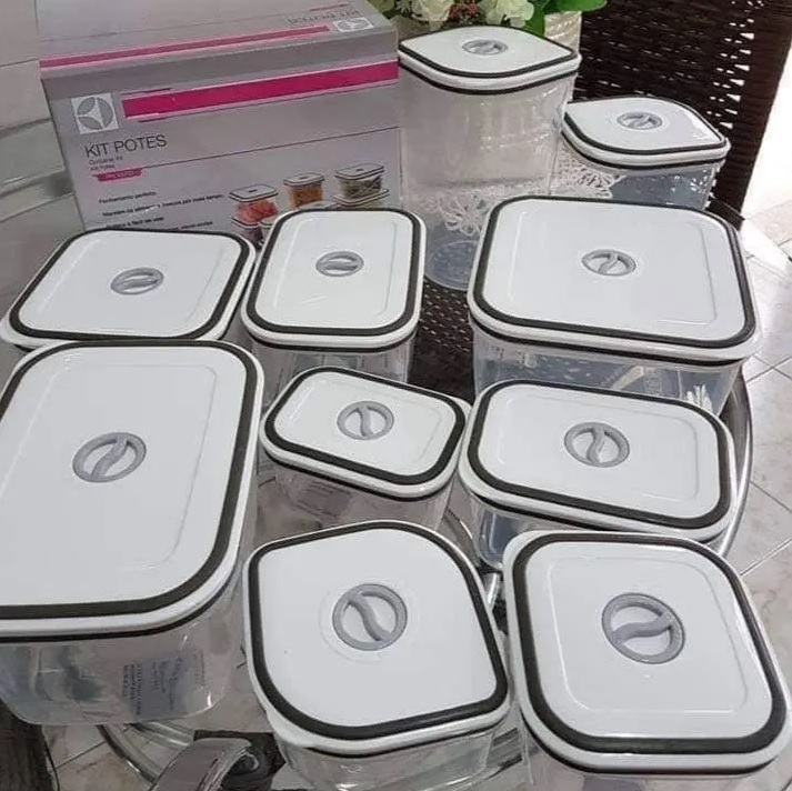 Conjunto de Potes Herméticos 10 Peças – Electrolux