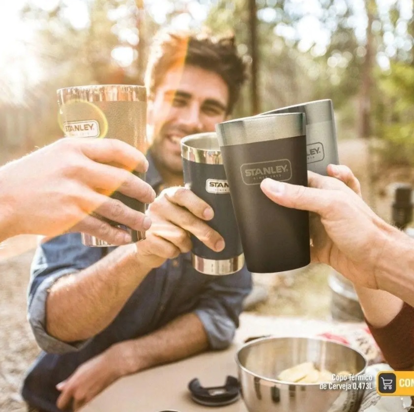 Copo Stanley Térmico 473 Ml Sem Tampa 4 Horas Quente Gelado