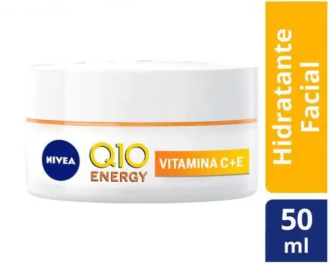 Creme Facial Antissinais Nivea Q10 Plus C Dia – FPS 15 50ml