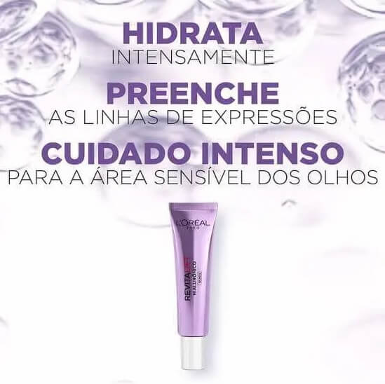 Creme Revitalift Hialurônico Olhos, L’Oréal Paris