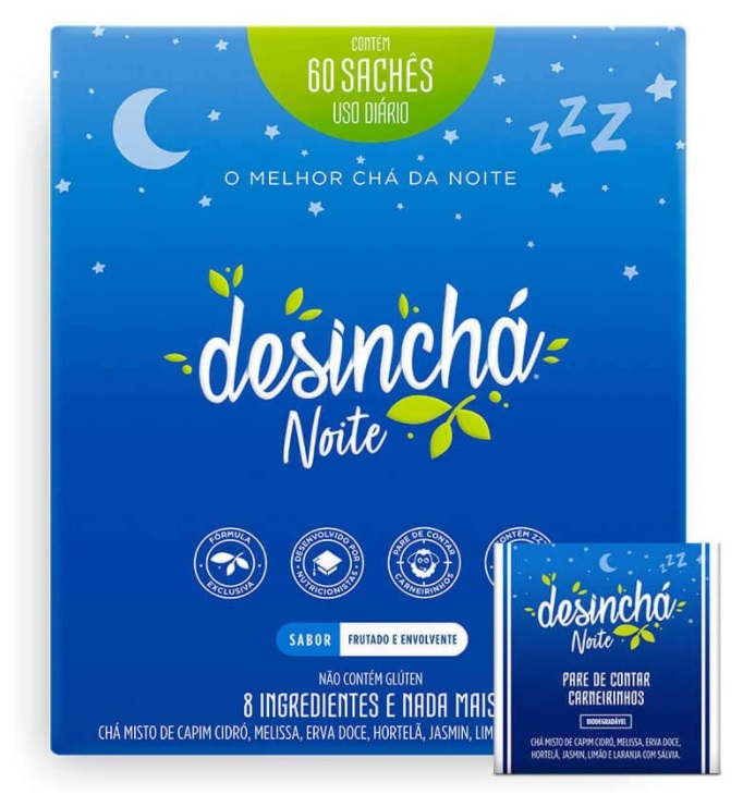 Desinchá Noite (60 sachês), Desinchá
