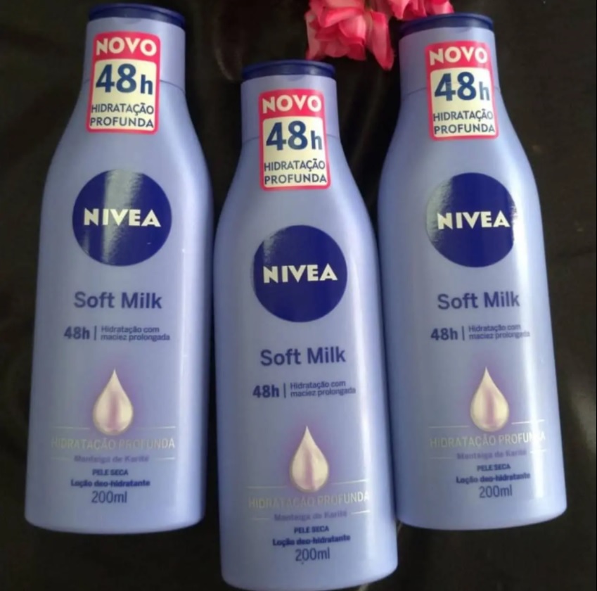 Hidratante Desodorante Nivea Soft Milk 200Ml, Nivea