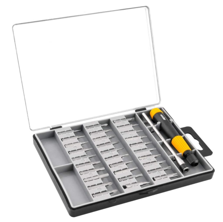 Jogo De Bits/ponteiras De Precisão, Com 32 Peças, Encaixe Sextavado Vonder 4 Mm