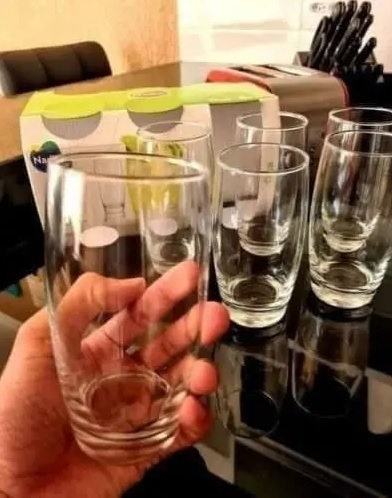 Jogo de Copos de Vidro 300ml 6 Peças Nadir – Oca Long Drink