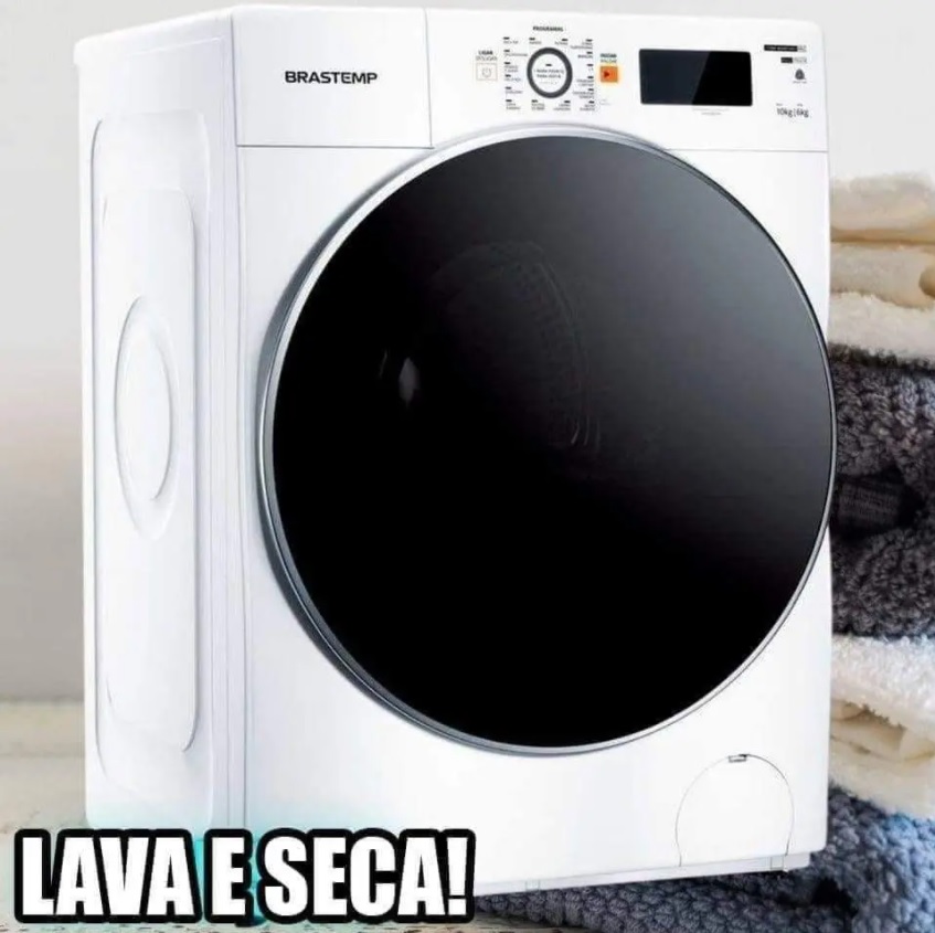 Lava e Seca Brastemp 10Kg BNQ10AB Inverter – 14 Programas de Lavagem Branca