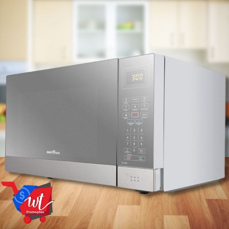 Micro-ondas Britânia 26L BMO26IEB Branco Espelhado