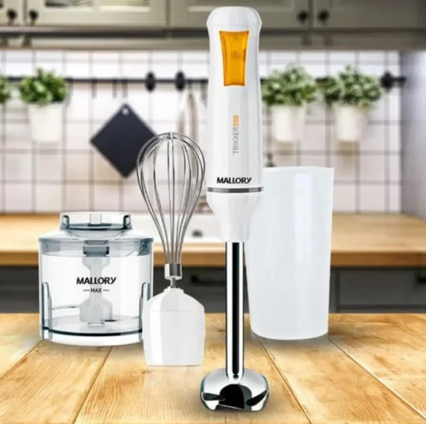 Mixer Mallory Trikxer Inox 3 em 1 500W