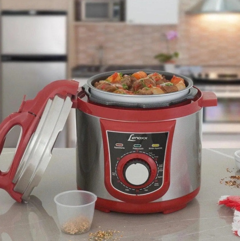 Panela de Pressão Elétrica Digital Lenoxx PPP 163 – 700W 3L Timer