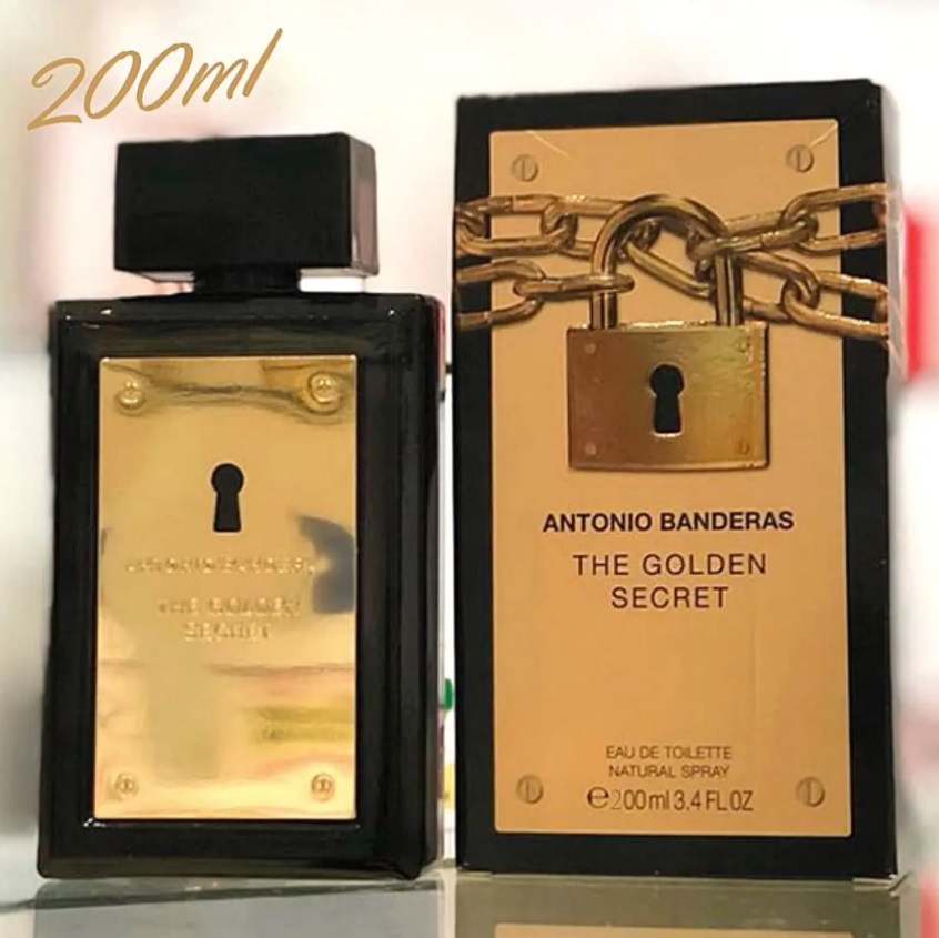 Perfume Golden Secret Antonio Banderas Masculino Eau de Toilette 200ml