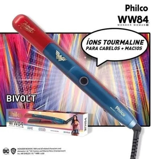 Prancha Philco Mulher Maravilha PPR07 Tourmaline Íon Bivolt