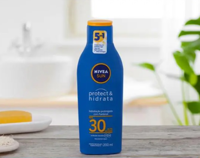 Protetor Solar Corporal Nivea FPS 30 Sun – Protect & Hidrata 200ml