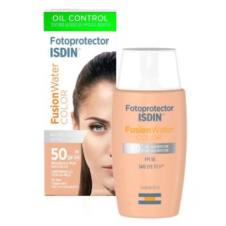 Protetor Solar Facial Isdin – Fotoprotector Fusion Water Color FPS 50+