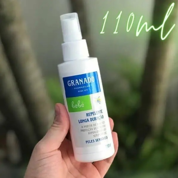 Repelente Longa Duração, Granado, Branco, 110ml