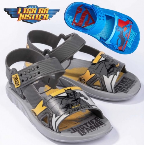Sandália Liga da Justiça LIGA DA JUSTIÇA DETROIT meninos