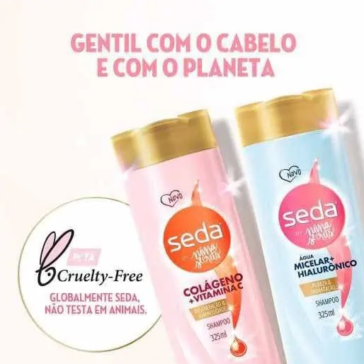 Shampoo Seda By Nina Secrets Colágeno + Vitamina C – 325ml