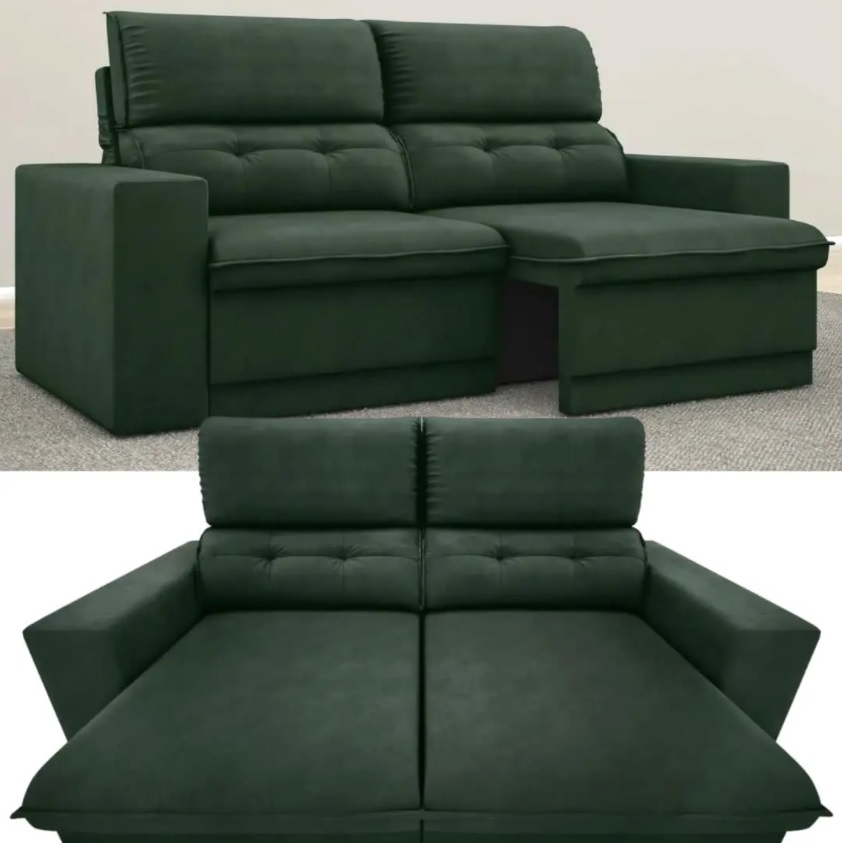 Sofá Retrátil Reclinável 3 Lugares Velosuede – Opera Next Sofás