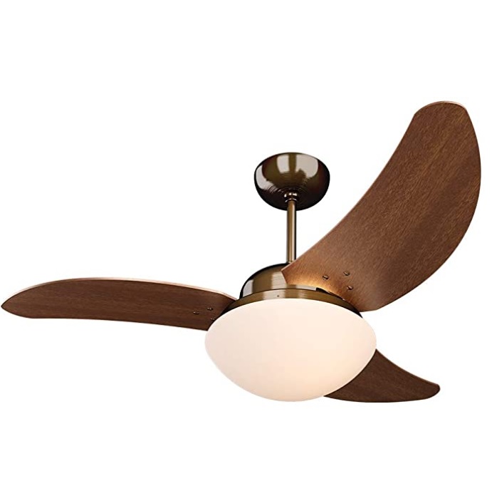 Ventilador Solano 110/127V 3P, Tron, Cobreado/Verniz