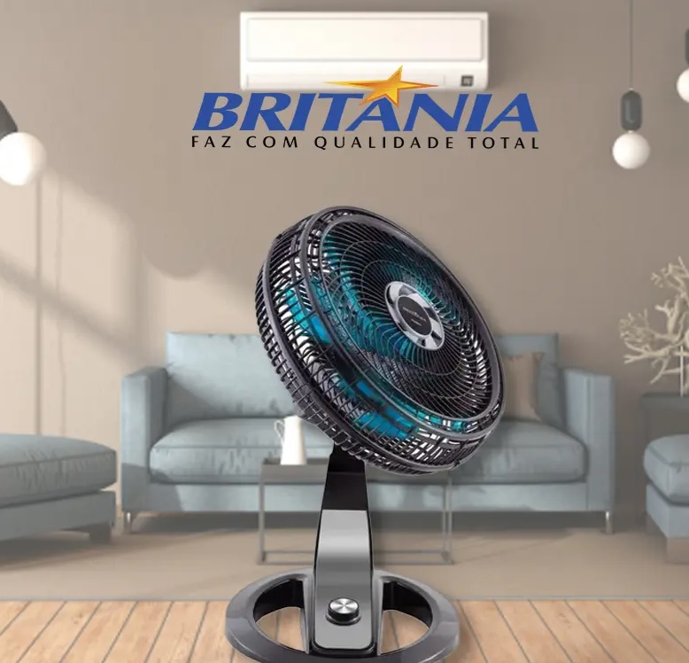 Ventilador de Mesa Britânia Super Ventus Turbo 10 – 40cm 3 Velocidades