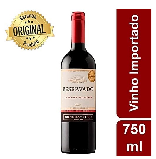 Vinho Concha y Toro Reservado Cabernet Sauvignon 750ml