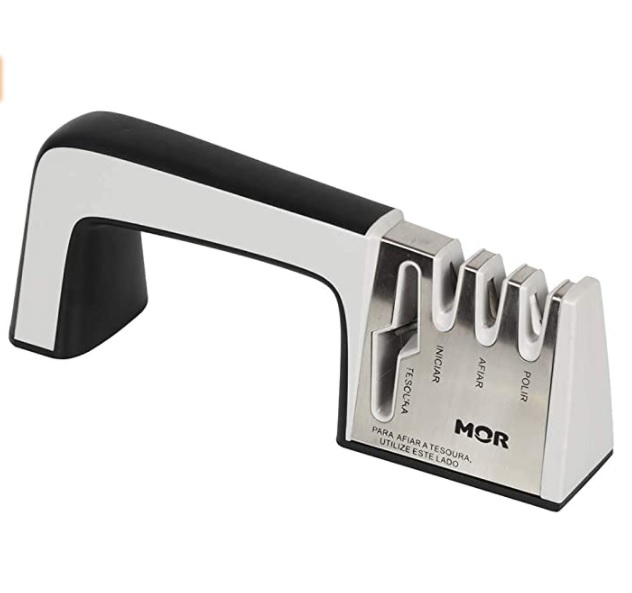 Afiador De Facas E Tesouras 23cm X 8,5cm Linha Do Assador Mor