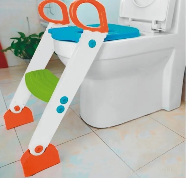 Assento Redutor com Escada, Buba, Azul