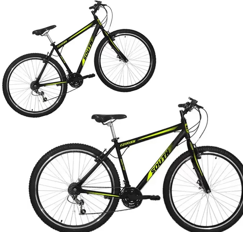 Bicicleta Aro 29 South Bike Gross Aço – Freio V-Brake 18 Marchas