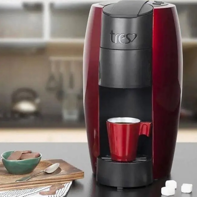 Cafeteira Expresso Lov Vermelha Tres 3 Corações